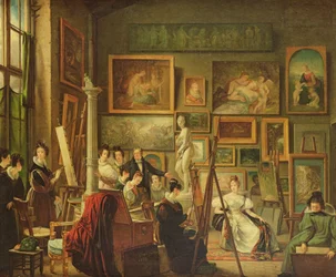 Das Atelier des Künstlers, 1833